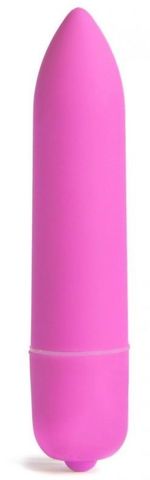 Розовая вибропуля X-Basic Long Bullet-10 speeds - 9 см. - Lovetoy BT-20 pink