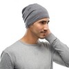 Элитная тёплая мультибандана с шерстью BUFF® Midweight Merino Wool Light Grey Melange