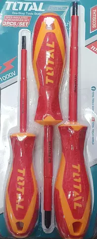 Набор диэлектрических отверток Total 3 шт. (THTIS036)