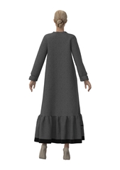 Лизавета. Платье льняное с вышивкой в этностиле  PL-421134