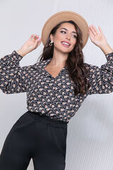 Блуза "Каролина" (блэк) Б5950 LT Collection