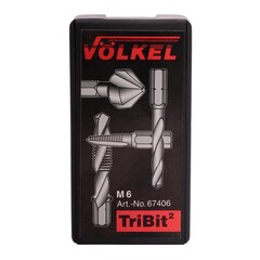 Метчик М 6,0х1,0 (Для шуруповерта, TriBit) HSS-G 6h Volkel 67406