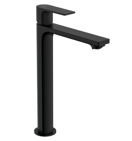 Hansgrohe Rebris E 72591670 Высокий смеситель для раковины EcoSmart+ (чёрный матовый)