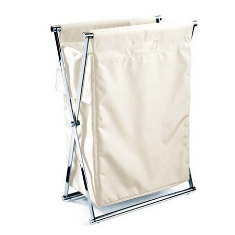 Decor Walther 0507755 Decor Walther Cross WB Корзина для белья 58.5x32x82см, цвет: хром / белый