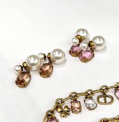 Колье c подвесками из цветных камней style by DIOR