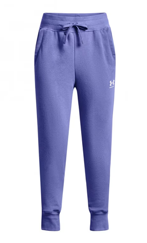 Брюки для девочки Under Armour Girls' UA Rival Fleece LU Joggers - baja blue/white