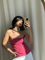 Топ-корсет розовый