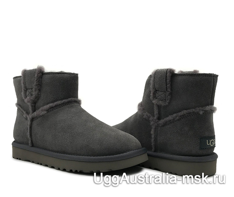 UGG Classic Mini Top Wool Gray