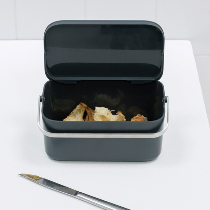 Контейнер для пищевых отходов, Темно-серый, арт. 117541 - фото 3