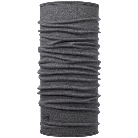 Элитная тёплая мультибандана с шерстью BUFF® Midweight Merino Wool Light Grey Melange
