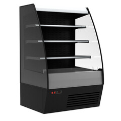 Пристенная холодильная горка Полюс CARBOMA 1600/875 ВХСп-1,3 Тонированный стеклопакет