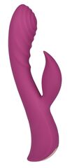 Бордовый вибратор-кролик Powerful Rabbit Vibrator - 19,1 см. - 