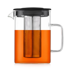Чайник заварочный с фильтром колбой для чая, 1000 мл