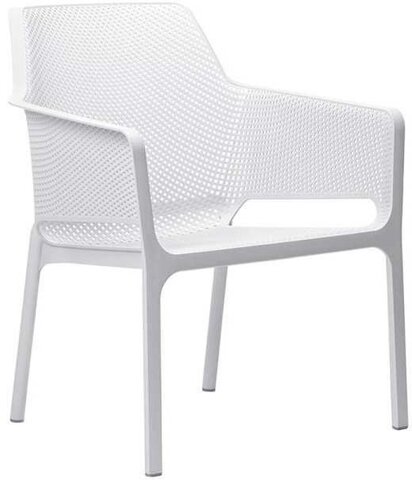 Кресло пластиковое, Nardi Net Relax, белый