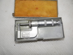 Микрометр трубный МТ- 25 (0-25мм.) Цена деления 0,01мм. кл2 с хранения СССР ГОСТ 6507-90 сломан футляр