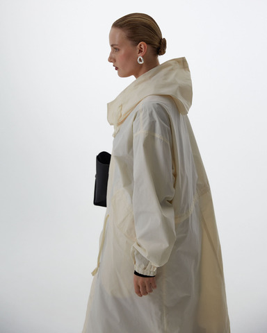 Парка непромокаемая молочный