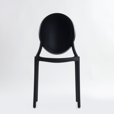 Дизайнерский интерьерный кухонный стул Louis Bonjour, монолит, PP, стопируемый (выбор цвета)