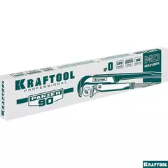 KRAFTOOL PANZER-90, №0, 3/4?, 280 мм, трубный ключ с прямыми губками (2734-05)