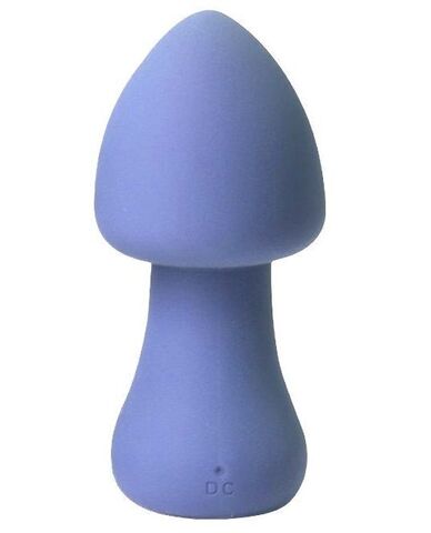 Голубой перезаряжаемый клиторальный стимулятор-грибочек Parasol Mushroom - CNT CNT-430033H