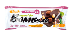 Протеиновый батончик Bombbar Шоколад-фундук, 60 гр