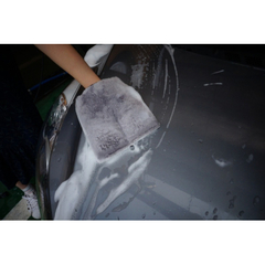 PURESTAR Plush Wash Pad - Плюшевая особо мягкая рукавица для кузова СЕРАЯ