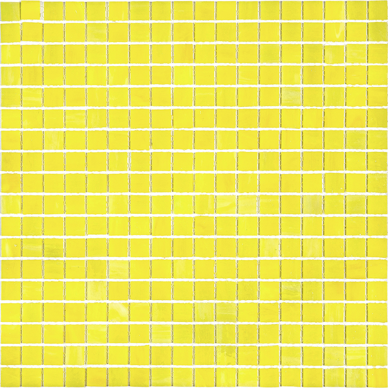 SM28 Мозаика одноцветная чип 15 стекло Alma Mono Color желтый квадрат глянцевый