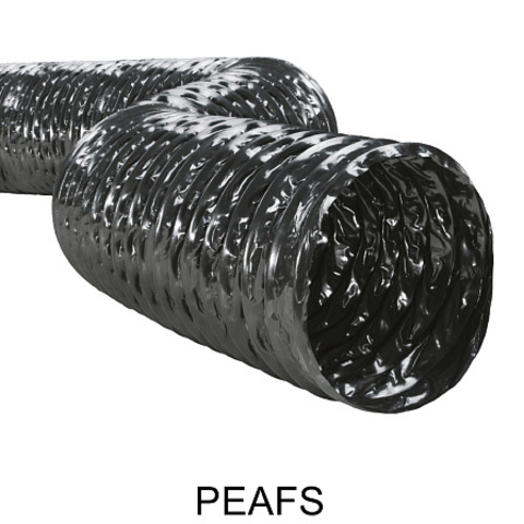 Воздуховод гибкий неизолирированный Ровен PEAFS 102мм х 10м полиэтиленовый
