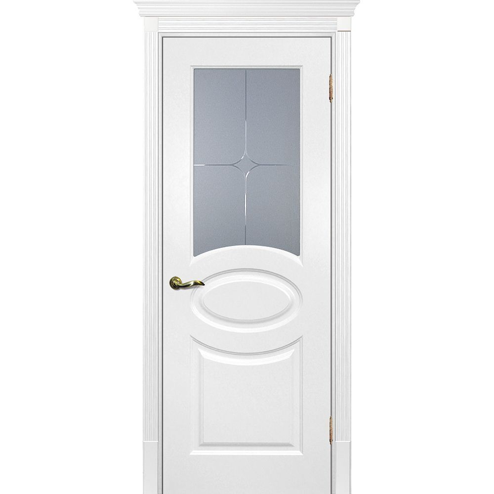 Дверь межкомнатная Турин эмаль белая RAL 9003