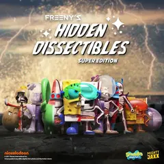 Случайная фигурка Mighty Jaxx SpongeBob Squarepants: Freeny's Hidden Dissectibles (Series Four)