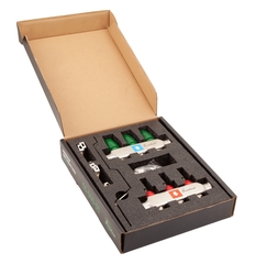 Коллектор из нержавеющей стали Arrowhead в сборе с расходомерами, 3 выхода