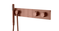 Boheme 133-SYS-BRB Смеситель ZODIAC с ручным душем BRUSHED BRONZE фото
