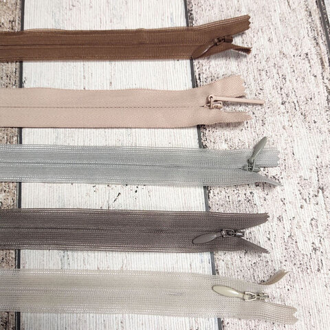 Молния потайная пластиковая YKK 50-69 см