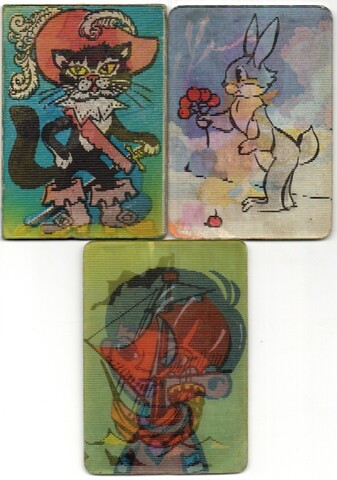 Набор из 3 стерео Календариков. Мультфильмы СССР 1976, 1977, 1978 год