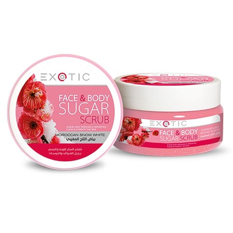 Exotic EX-09 Скраб сахарный для лица и тела  (B Moroccan Snow White)  300 ml