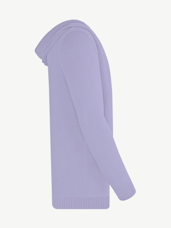 Кардиган с капюшоном из шелка