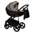 Коляска 2 в 1 Indigo TOUR ECO te 09 (черная кожа+серо-бежевый)