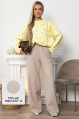 Брюки Остатки тепла (бежевые) Б14903-7М LT Collection