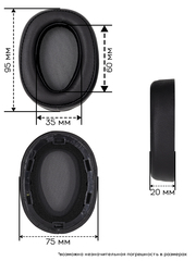 Амбушюры Sony MDR-100ABN, WHH900N