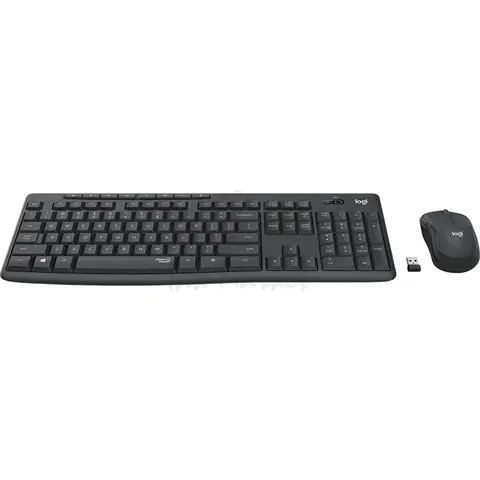 Комплект кл-ра+мышь беспров. Logitech MK295 black (USB, 111+8 клавиш, Multimedia) (920-009807)
