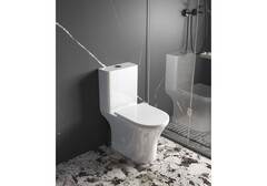 Унитаз напольный, безободковый Оптима 650x340x790