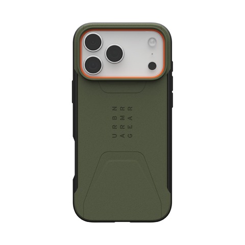 Чехол Uag Civilian Case для iPhone 17 Pro Max, Оливковый/Оранжевый | Olive/Orange