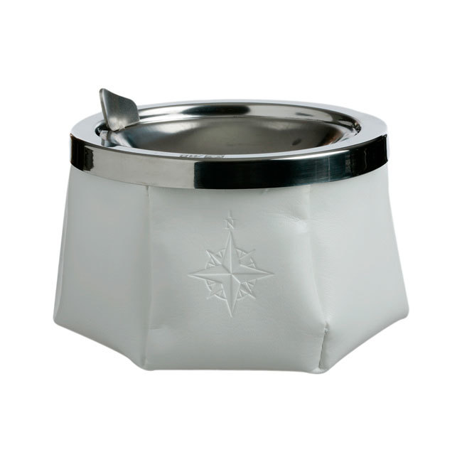 ASHTRAY WITH LID – WHITE, WINDPROOF