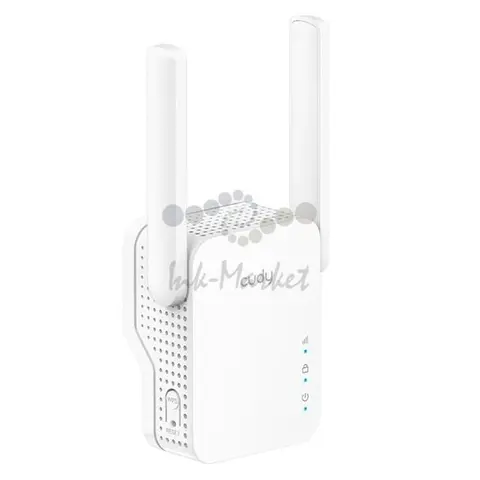 Усилитель сигнала Cudy RE300 Wi-Fi N300 с поддержкой Mesh, 2,4 ГГц, до 300 Мбит/с, 1x100 Мбит/с, 2 антенны, белый