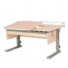 Растущая парта Астек Твин-2 с фронтовой приставкой и выдвижным ящиком (1150×850 мм)