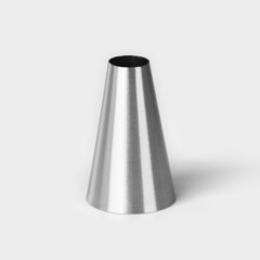 Насадка кондитерская «Трубочка», d=2,8 см, выход 1,4 см, высота 3,9 см, нержавеющая сталь