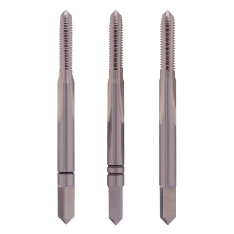 Метчик М 3,0х0,5 (Комплект 3шт, левый) DIN352 HSS-G 6h 40мм a=2,7 H-Tools 230030LIHT