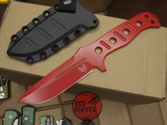 Нож Benchmade Fixed Adamas 375-1 - красный