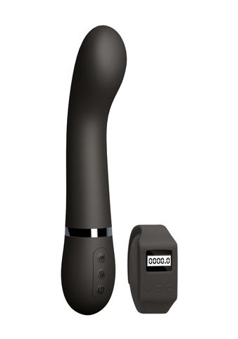 Черный вибромассажер Kegel G - 20 см. - Shots Media BV Sexercise SEX002BLK