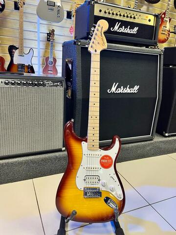 FENDER SQUIER AFFINITY 2021 STRATOCASTER FMT HSS MN SIENNA SUNBURST