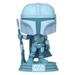 Фигурка Funko POP! Bobble Star Wars Mandalorian Mandalorian (Holo) (светится в темноте) (Exc)